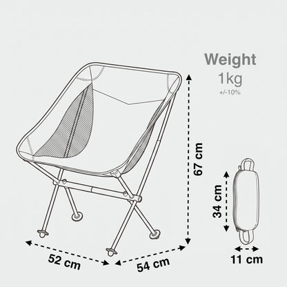Ultralight Foldable Hiking Chair